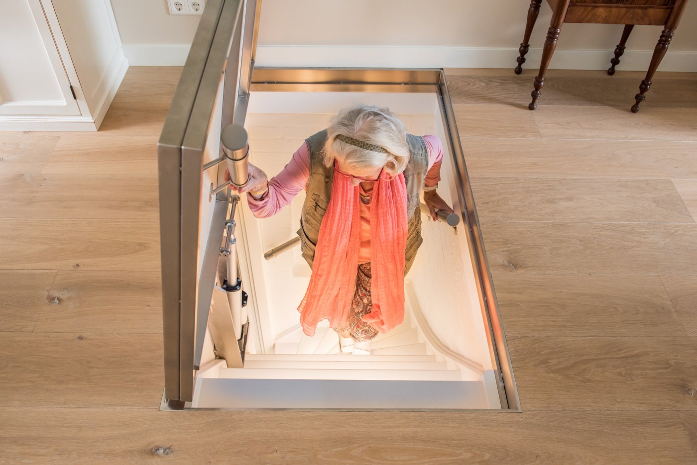 Hidden floor hatch in Leiden
